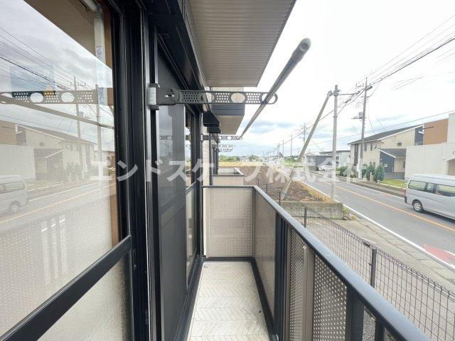 サニーウェル清里Aのバルコニー|高崎、前橋のお部屋探しはエンドスケープまで！お客様の理想お聞かせ下さい♪