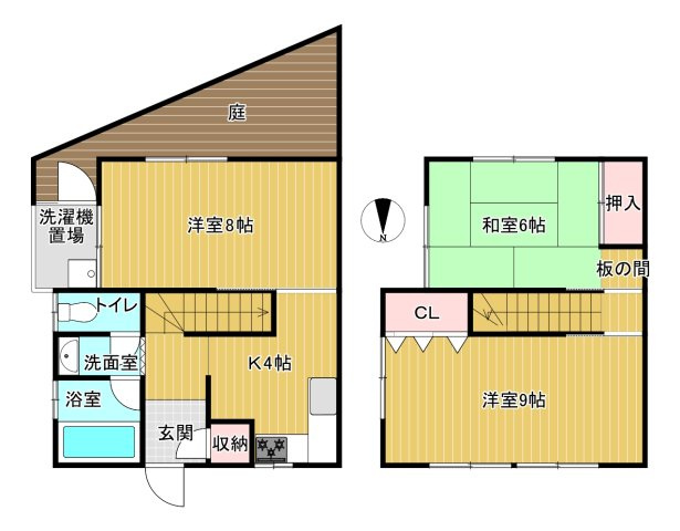 荷山町の家の間取り