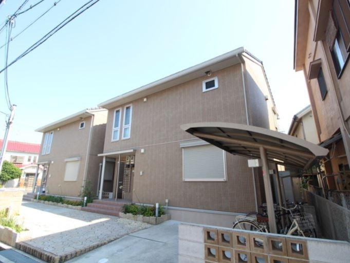 岸和田市西之内町のハイツの外観|外観です