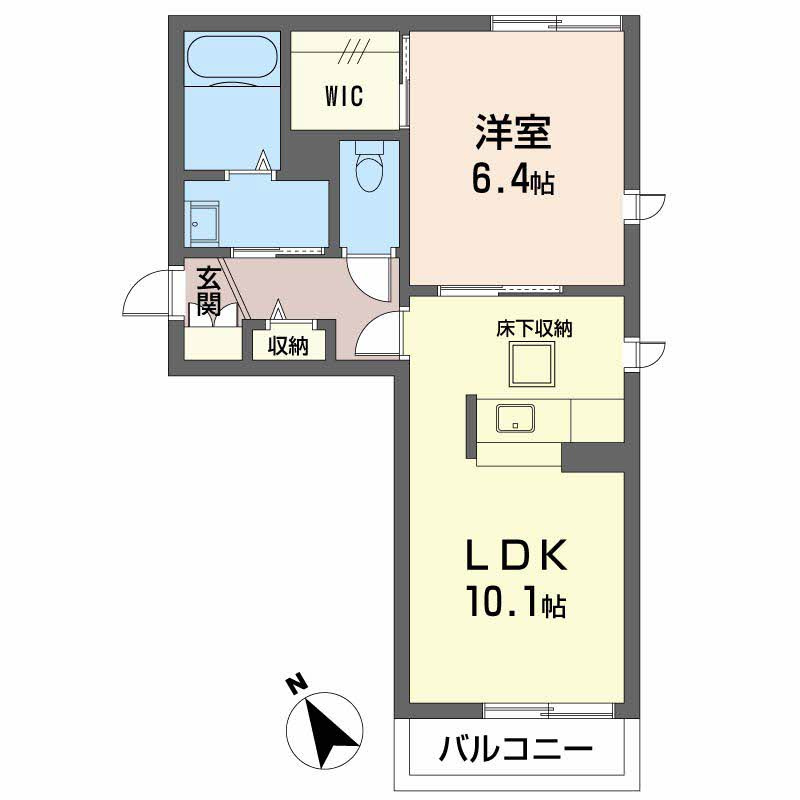 クオーレ光Ⅰの間取り