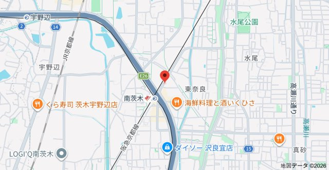 ネオパレス南茨木の地図
