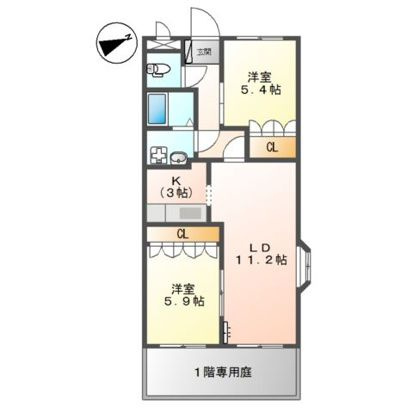 デュエールの間取り