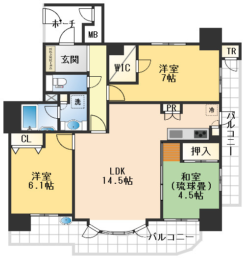 アリスト豊中少路の間取り