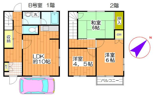 Ｓコートの間取り