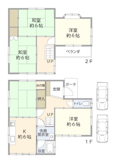 明石市魚住町清水　中古戸建の間取り|5DKです。