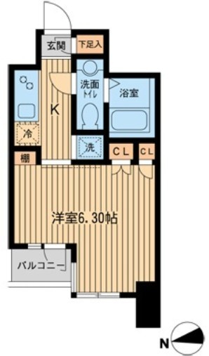 KDXレジデンス東新宿の間取り