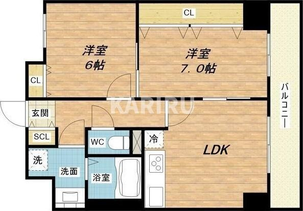 グランデュール林寺の間取り