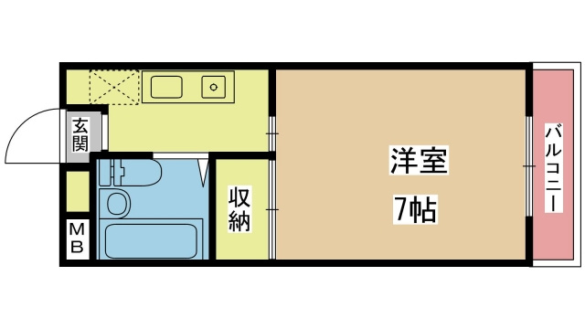 パールハイツ有岡の間取り