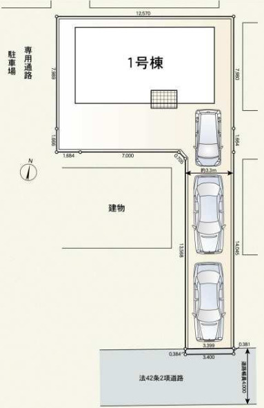 厚木市三田南　第9の区画図