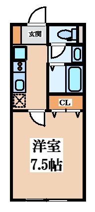 【間取り】 | エムフラット衣摺Ⅰ