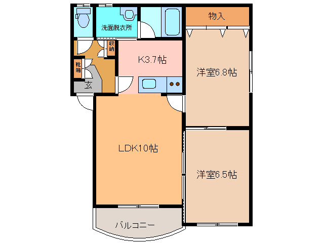 ブリスヴィラの間取り