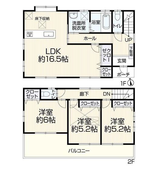 藤沢市石川3丁目　中古戸建の間取り|間取図「藤沢市石川3丁目　中古戸建」