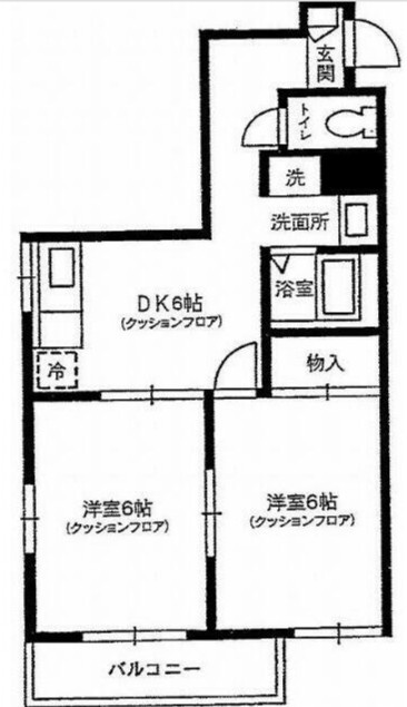 ローザングランデの間取り