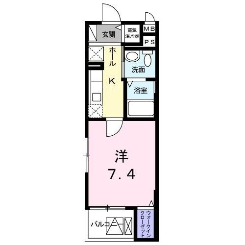 メゾン　ド　リラクオーレの間取り|間取りです。