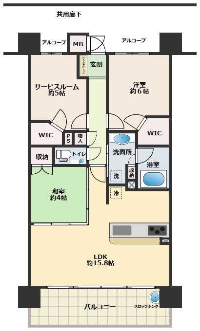 フローレンス南観音ソラテラスの間取り
