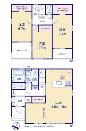 【間取り】 | 高崎市乗附町　新築住宅