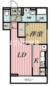 （仮称）D-ROOM神明町ⅡBの間取り