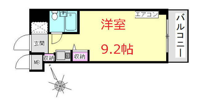 【間取り】 | パレス川端 | 間取り図です
