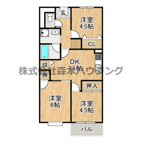【間取り】 | 　ウエストプラザ