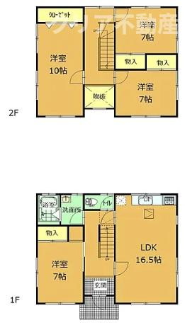 【間取り】 | 前橋市二之宮町中古住宅　リフォーム済！
