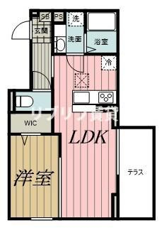 D-ROOM神明町Ⅱ-Bの間取り