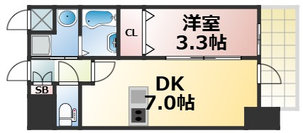 【間取り】 | LUMINOUS天王寺舟橋　仲介手数料無料