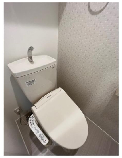 ハーモニーテラス野沢のトイレ|落ち着いた色調のトイレです。