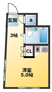 【間取り】 | コーポ三和