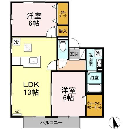 コージーハウスの間取り
