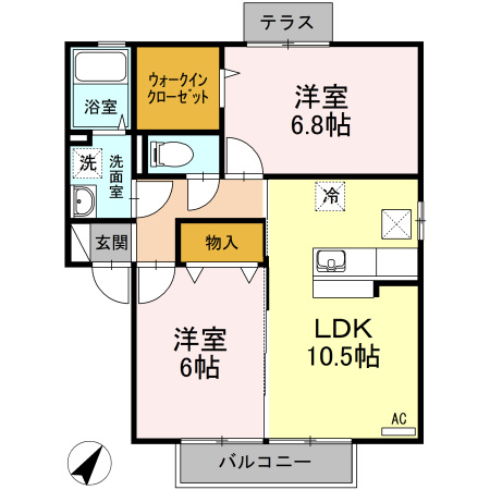 ＳＡＩＳＯＮ五日市観音の間取り
