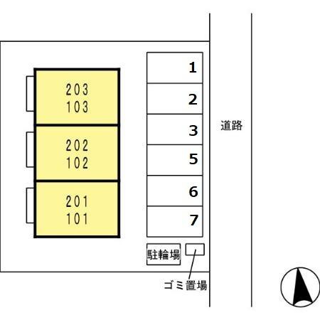 ルミナス五月が丘の区画図