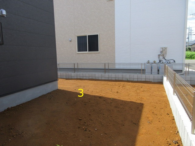 【仲介手数料無料】新築戸建　深谷市稲荷町北6-15（全3棟）の庭