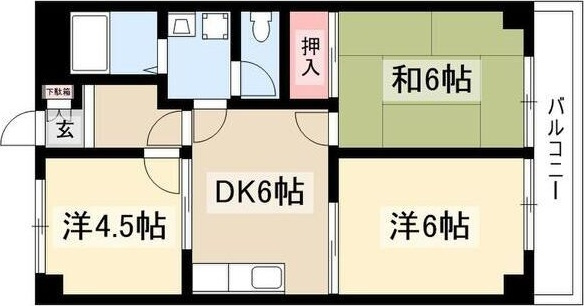 ユーキパレス緑の間取り