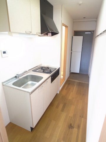 【キッチン】 | 都町小川マンション | ガスコンロ２口付きのシステムキッチン！
