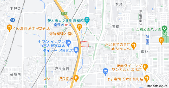 【地図】 | 南茨木ハイタウン美沢A棟
