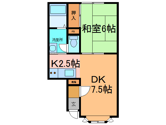 鈴蘭ヴィレッジの間取り