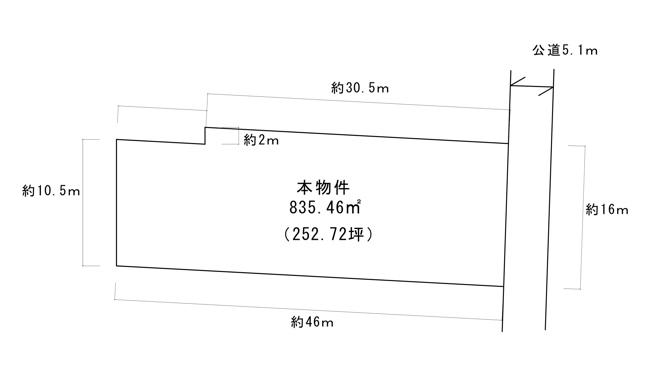 【土地図】 | 米沢市通町５丁目　売地