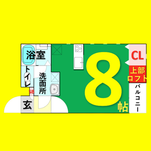 フジメゾンセントレノ　名古屋市賃貸　仲介手数料無料の間取り