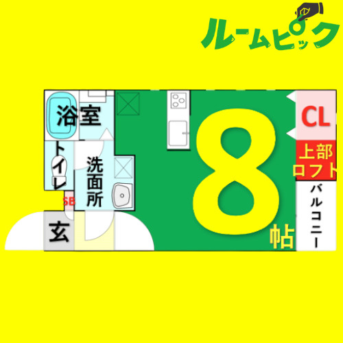 フジメゾンセントレノ　名古屋市賃貸　仲介手数料無料の間取り