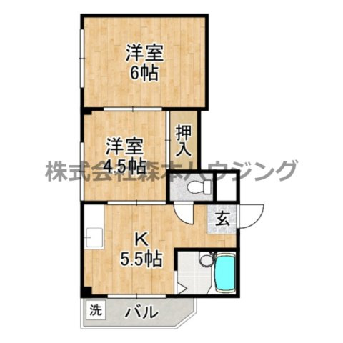 【間取り】 | 　プチメゾン香里園