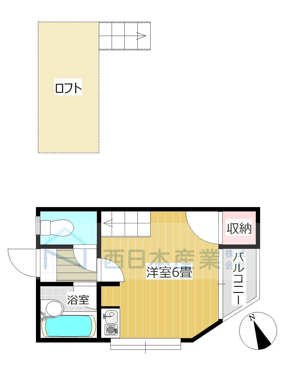 マキシム中央町の間取り