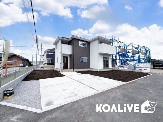 【外観】 | 高崎市乗附町　新築住宅 | 現地ご案内ツアー開催中！早朝やお仕事帰りのご見学にもすぐ対応致します！見学ご予約はコアライブまでお気軽にお問い合わせ下さい！