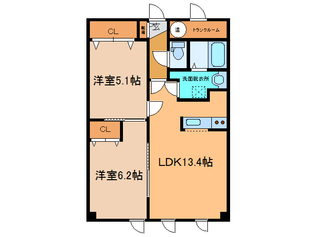 オルネ106 A･Bの間取り