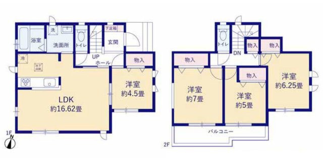 【間取り】 | 4LDKはリビングダイニングキッチンと4つの居室がある間取りで、大家族や二世帯住宅に最適。広々としたリビングで家族団らんを楽しみ、個室でプライベートな時間も確保でき、快適な生活を送ることができますよ。