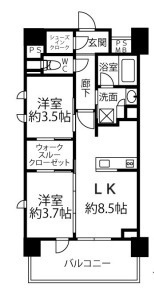 【間取り】 | クリオ ラベルヴィ横濱サウス