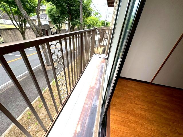 グリーンヒルCのバルコニー