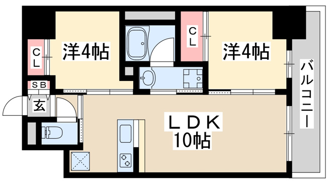 【間取り】 | セレニテフラン新大阪