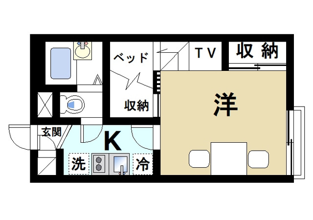 レオパレスプランタの間取り|お勧めの間取りです