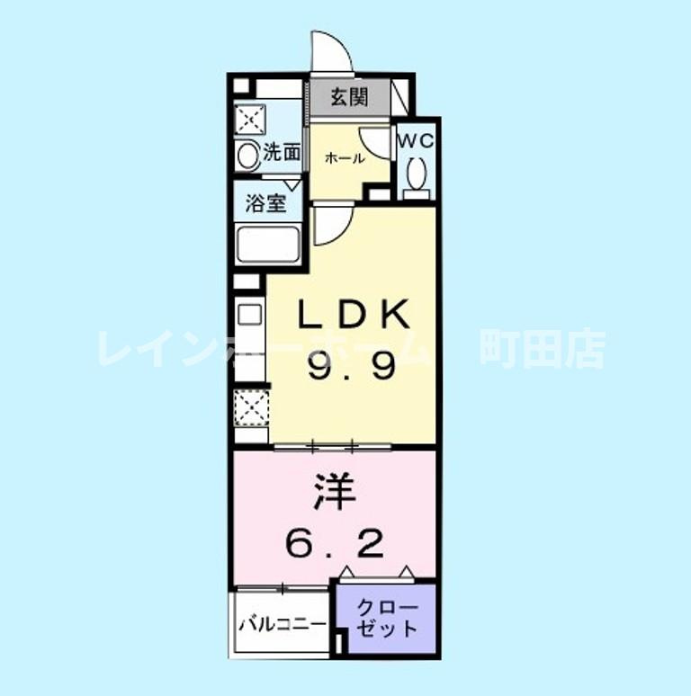 ルリアンラポーズ※初期費用分割あと払いサービス利用可能物件の間取り