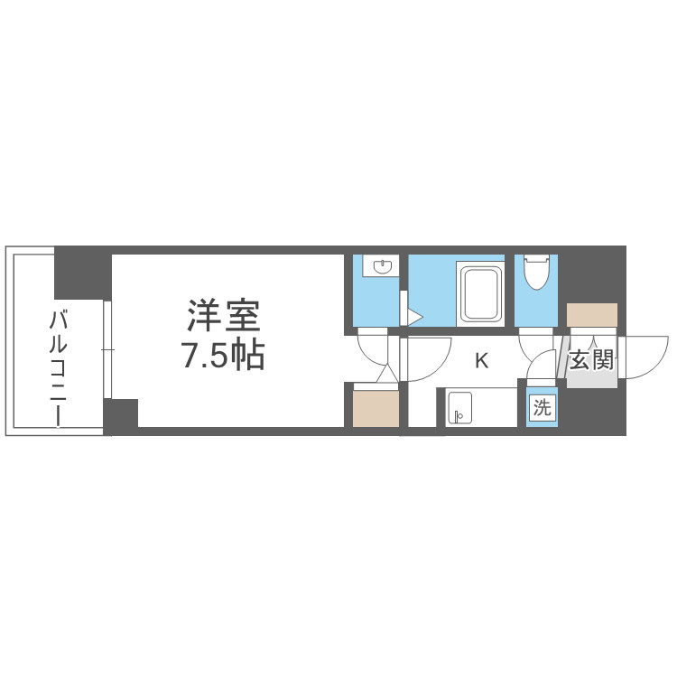 セレニテ東三国ミラクの間取り